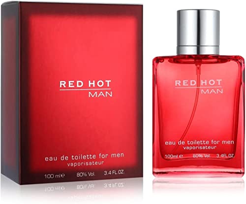 Rojo caliente hombre 100 ml Eau de Toilette para hombres Perume – mitad de precio Navidad oferta