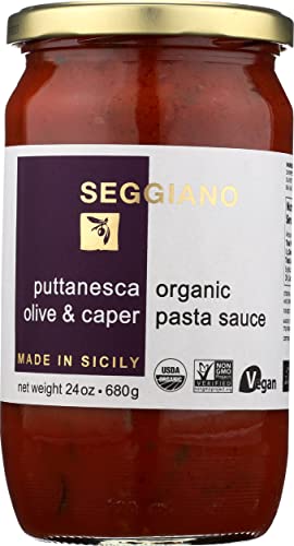 Seggiano Organic Puttanesca Pasta Sauce, Gluten Free, Non GMO, 24 Ounce (Pack of 6) image 2