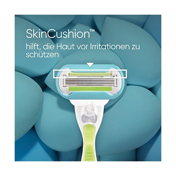 Gillette Venus Extra Smooth Rasierklingen Damen, 4 Ersatzklingen für Damenrasierer mit 5-fach Klinge, für eine extrem gründliche Rasur – Bild 4