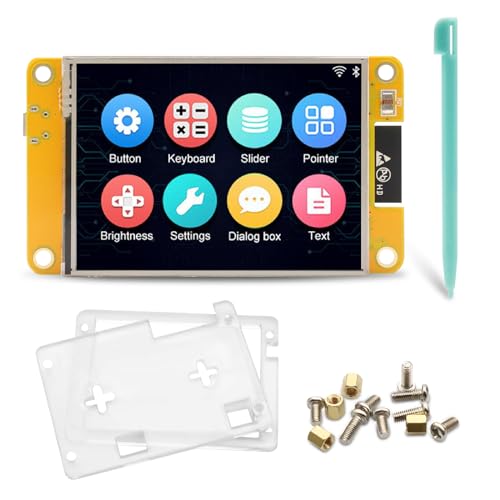 Ya en mundofriki.es: APKLVSR ESP Display,ESP Placa de Desarrollo WiFi Bluetooth 2.8 Pulgadas 240 x 320 ESP Pantalla TFT Módulo Pantalla táctil con Carcasa acrílica Compatible con Arduino/LVGL