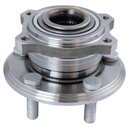 Image of TRQ Rear Driver and Passenger Side Wheel Bearing and Hub Assembly Set 2 Piece Compatible with 2015-2023 Chrysler 300 2015-2023 Dodge Challenger 2015-2023 Charger