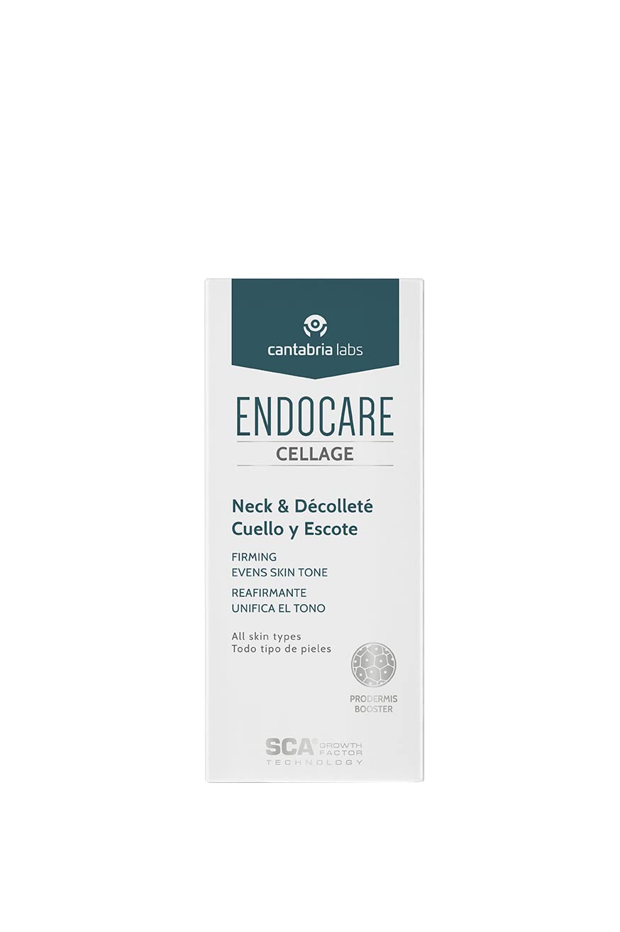 Cantabria Labs Endocare Cellage Cuello y Escote, 80 ML.- Reafirmante diario para la zona del cuello y escote.