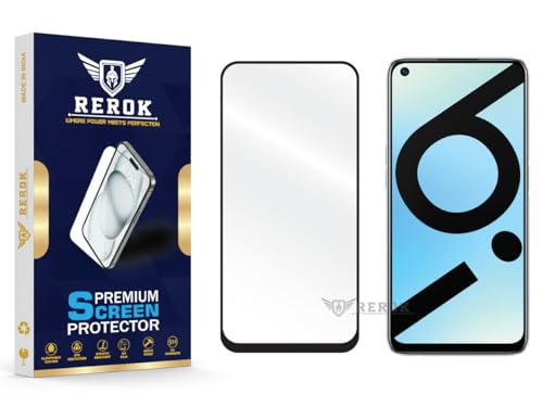 Image of Gorilla Tempered Glass Screen Protector Compatible with Realme 6i [Pack of 1] | Edge-to-Edge, Bubble-Free, Case Friendly, Easy Installation Kit