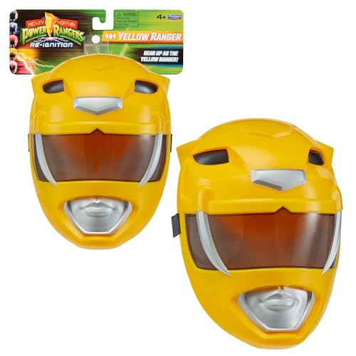 Power Rangers, Déguisement, Masque Ranger Jaune Trini Kwan, 4+, PWG031
