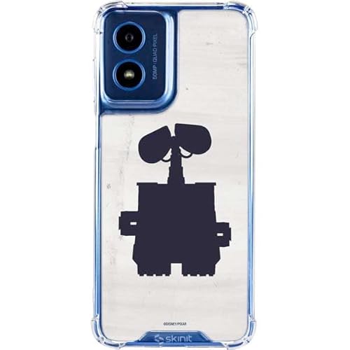 Skinit Clear Phone Case Compatible with Moto G 5G - Officially Licensed Disney Wall-E Silhouette Design