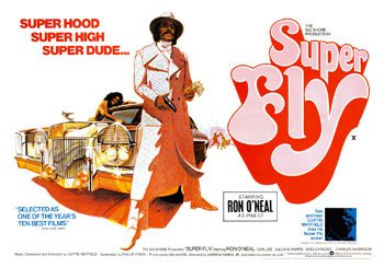 Affiche Promo U.S. Superfly Super Cool plastifiée pour collectionneurs de pop culture