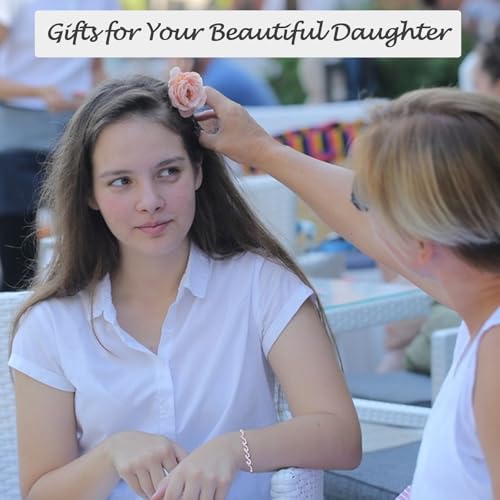 Image of Gifts for Women Christmas Birthday, Silver Wave Bracelets for Woman Mom Wife Grandma Daughter Granddaughter Friend Sister, The Waves of Life We've Through Together Mothers Day Graduation Gift