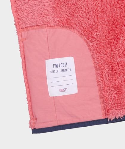 vineyard vines Girls' Teddy Fleece Snap Pullover4