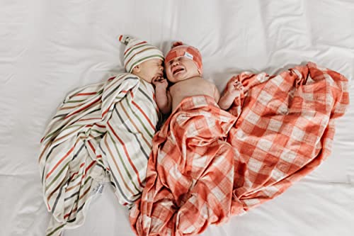 Image of Copper Pearl Swaddle Blankets for Newborns | Soft Stretchy Receiving Blankets for Boys and Girls | Large 46 x 46 Inch Baby Blankets | Lightweight and Breathable Swaddles | Ralphie