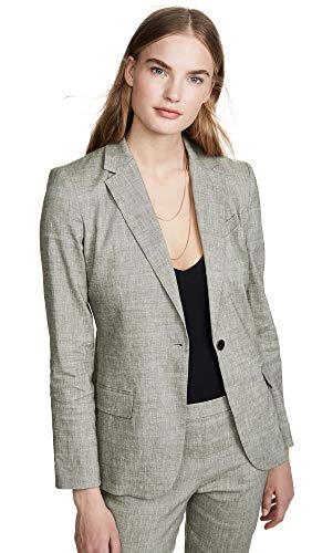 Theory Women's Staple Blazer, Cargo Melange, Grey, 0