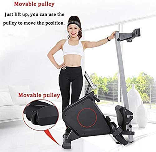 Image of Home Rowing Machine for Home Use Foldable Silent Magnetic Control, Male and Female Weight Loss Muscle Training Water Rowing Machine, Aerobic Exercise Fitness Equipment