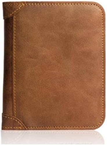 Men's Wallet Vintage Leather Money Clip Money Clip Hand Hold Bag，D-12 * 1.1 * 10cm