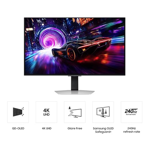 undefined SAMSUNG 32” Odyssey QD-OLED G8 (G81SF), 4K, 240Hz, Gaming Monitor, 0.03ms Response Time, DisplayHDR True Black 400, AMD FreeSync™ Premium Pro, G-Sync Compatibile, 3 Yr Warranty, LS32FG810SNXZA, 2025 の商品画像 1