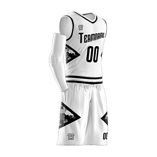 image for CustomYo Custom Basketball Team Uniform with Pocket Men,Youth,Kids Spo
