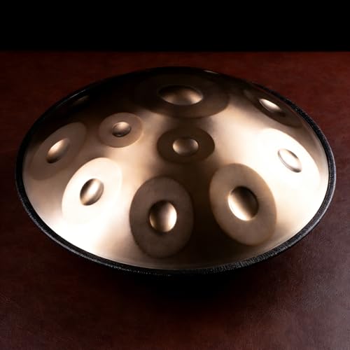 Handpan dorado 12 notas acero premium miniatura 2