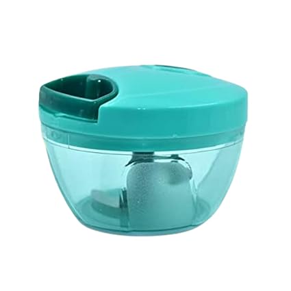 Lalji Creations Vegetable Chopper Big 750ml Rassi Chopper Jumbo, New Handy Big Thread Plastic Chopper with 5 Blades Rassi Cutter (750ml, Multi Color)