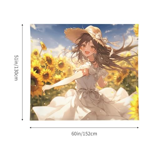 Tapiz con estampado de girasoles You Are My Sunshine, llena de optimismo y luz tu hogar 5