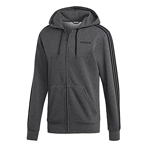 Image of adidas mens Essentials 3-stripes Fleece Hoodie