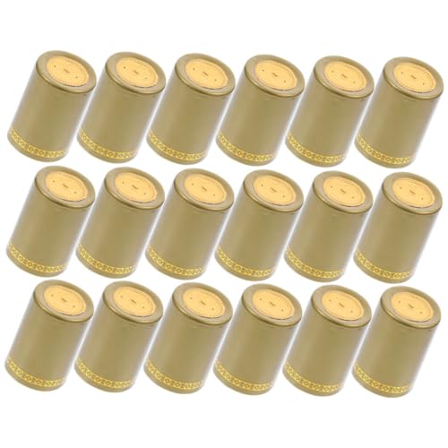 TOPBATHY 150 pièces Capsules thermorétractables Or pour Bouteilles de vin étanches et résistantes à la Chaleur Protection pour Usage Domestique et Professionnel Film rétractable Facile à