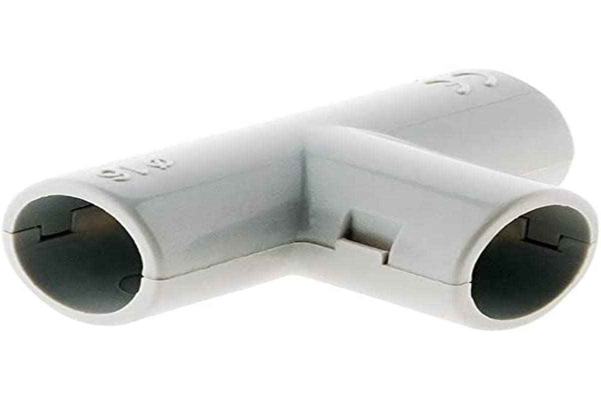 Zenitech 2 Tés Pour conduits Ø16 - Grey