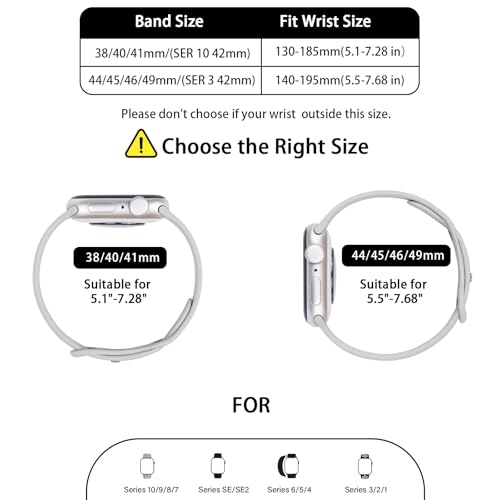 Image of Thin Silicone Band Compatible with Apple Watch 41mm 38mm 40mm 46mm 45mm 42mm 44mm, Slim Narrow Replacement Sport Strap Wristband for iWatch Series 11 10 9 8 7 6 5 4 SE Ultra 3 2 1 Women Men