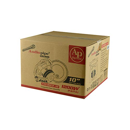 AUDIOPIPE TXXBDC210 AUDIOPIPE 10 10 Best Audiopipe 10 Inch Car Subwoofers In 2023