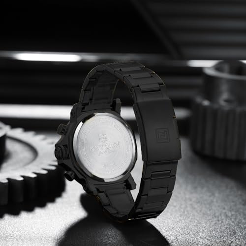 Image of NAVIFORCE NF8065 Rugged Watch with Date and Stopwatch Features Analog Watch