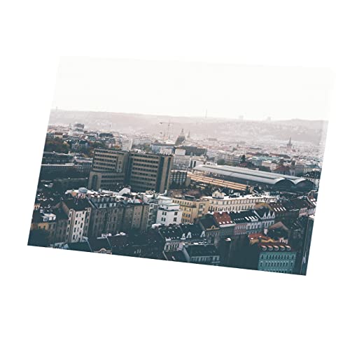 Toile imprimée paysage urbain pour habiller un mur vide avec élégance