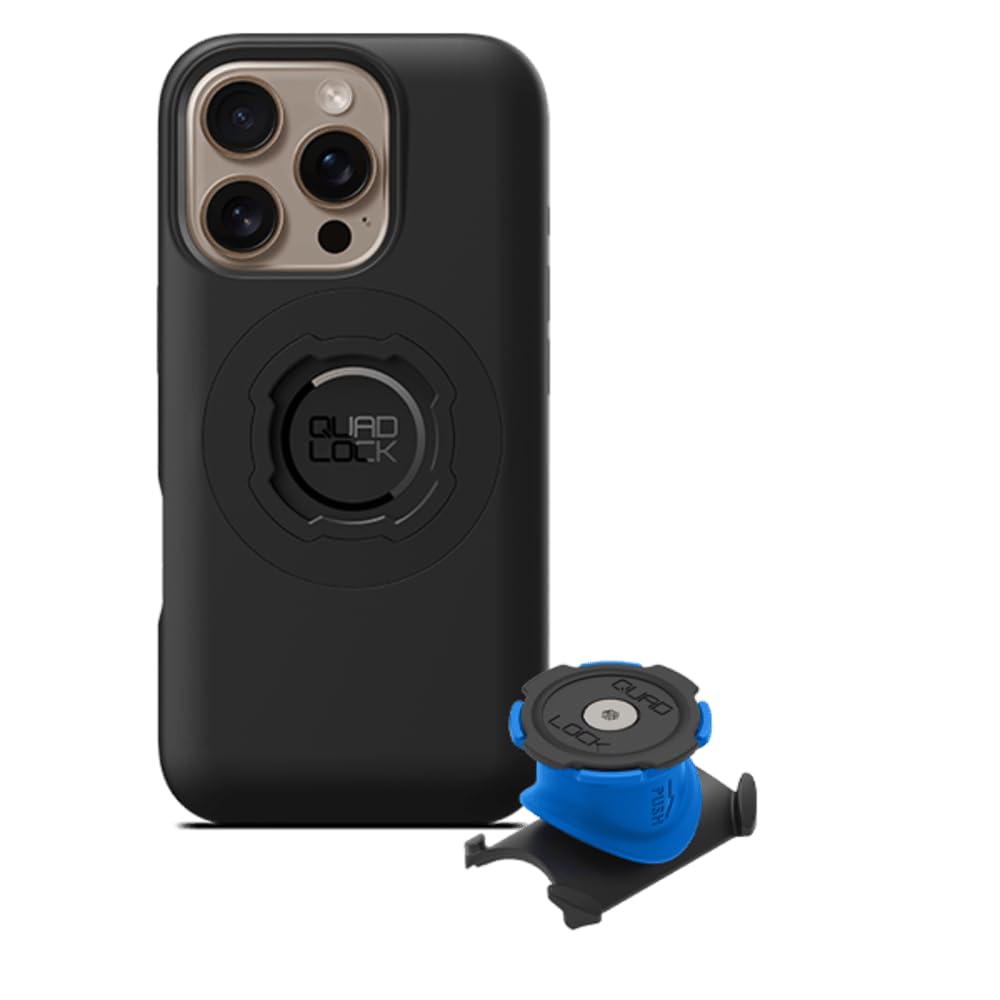 Quad Lock Zestaw rowerowy - uchwyt na mostek i etui na iPhone'a