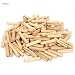 100Pcs Pasadores de Madera,M6 M8 M10 Tacos de Madera Redondos con Estrías...