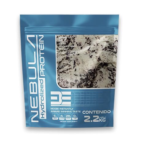 Proteínas, Be supplements Nebula 100% Proteina Whey Isolate 2.2 kg 57 Servicios sabor Cookies and Cream