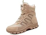 Estas botas nuevas, con textura fina, duraderas y resistentes a los rayones, de alta flexibilidad, anti-rayaduras y anti-flexión. Las botas ofrecen comodidad durante todo el día para aquellos que aman la naturaleza y viven para la aventura. Se aplica a cadetes del ejército, cadetes aéreos, cadetes de mar, seguridad, conserjes, policía, airsoft, paintball, caza, senderismo, deportes tácticos.