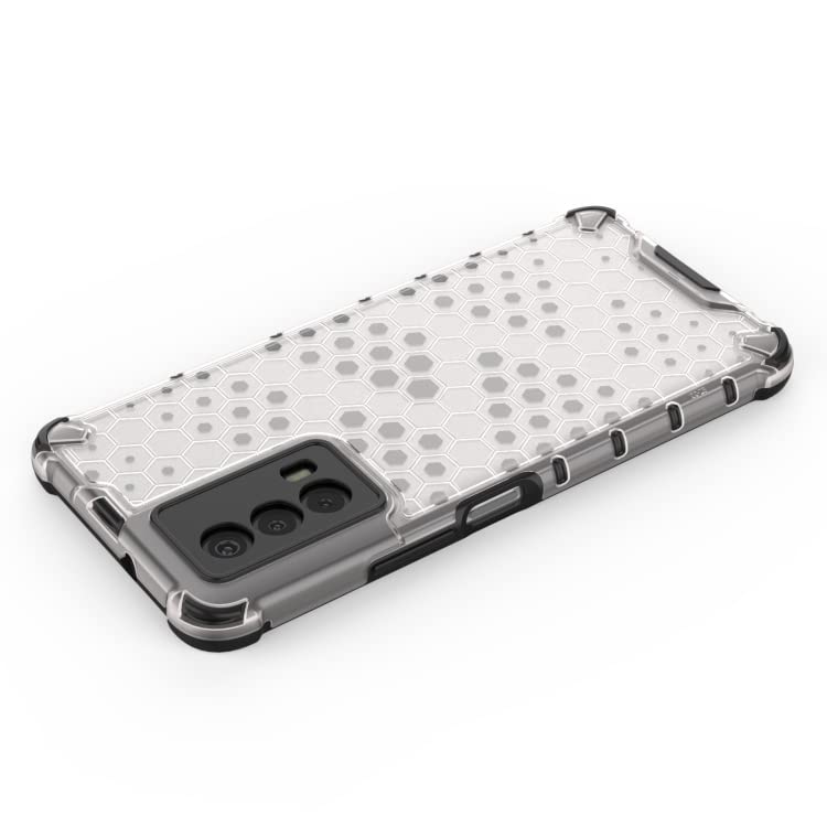 Image of Prime Retail Hard PC Back Case Cover for iQOO Z5 5G Anti Slip Ultra Thin Shockproof Reinforced Corners (Transparent)
