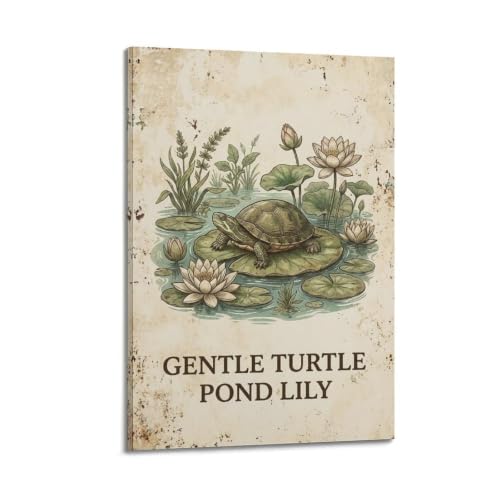 Poster vintage Lily Journey cadeau décoration murale famille
