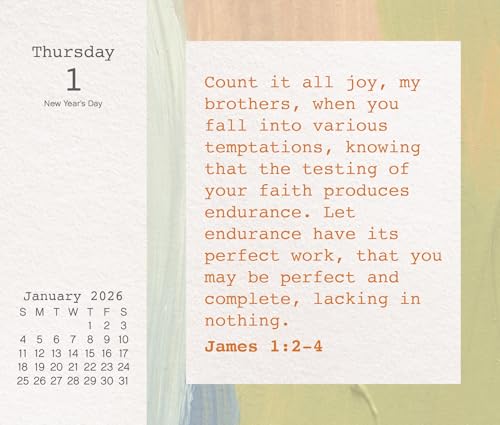 2026 Bible Verses Day-at-a-Time Box Calendar - image 3