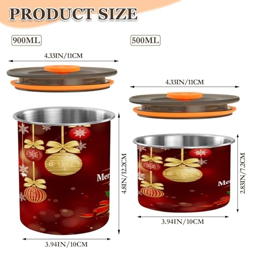 Envase hermético para café de acero inoxidable 17oz miniatura 2