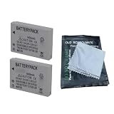 Batteria NB-5L, 2 Batterie di Ricambio per Fotocamera da 3,7 V, Batteria Agli Ioni di Litio da 1400 MAh per S100V S110 SX200 IS SX210 IS SX220 HS 90IS 800IS 850 IS 960IS