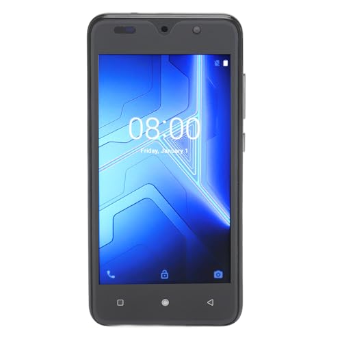 Ultratunn Smartphone 4GB 32GB med 8MP Kamera - Svart
