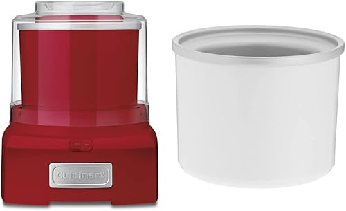 Cuisinart ICE-21RP1 Máquina para hacer yogur congelado, helado y sorbete y tazón de congelador adicional