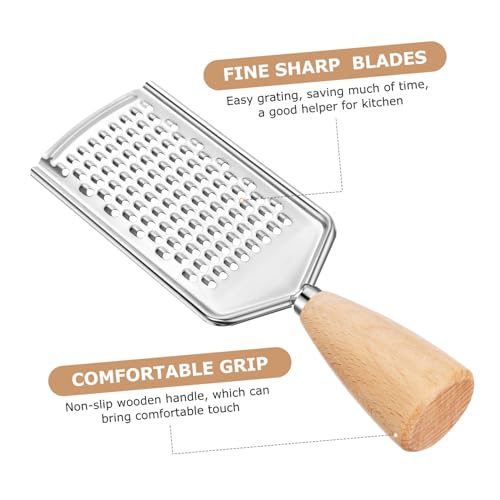 Rallador multiusos de acero inoxidable con mango ergonómico miniatura 4
