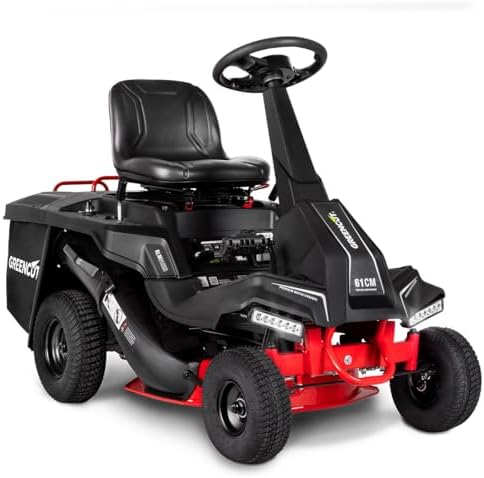 Greencut RLM610XE – Petrol Lawn Tractor 4T 224 CC and 5.9 HP, Ele...