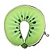 Almohada Forma U Fruto En Forma de U Almohada de Viaje Nanopartículas Cuello Almohada Sandía Limón Kiwi Naranja Coche Cojines Cojín Almohada Soporte (Color : Kiwi Berry)