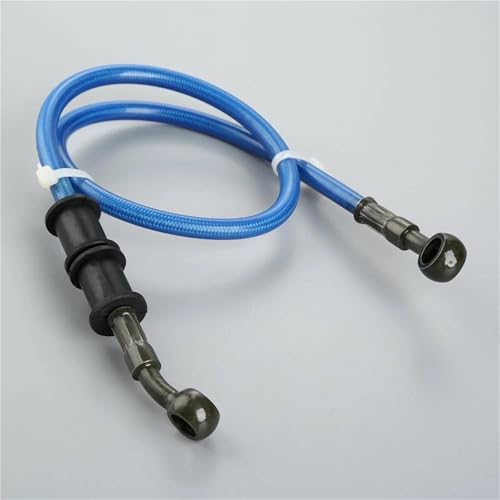 Durite de frein tressée moto haute résistance de 90cm avec raccords 10mm