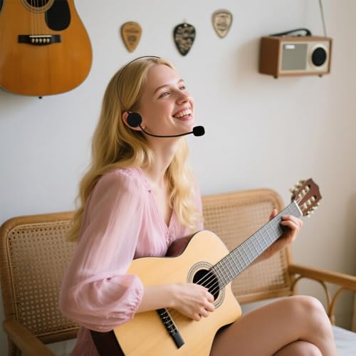 Faux écouteurs avec micro déguisement rockstar halloween et accessoires de jeu