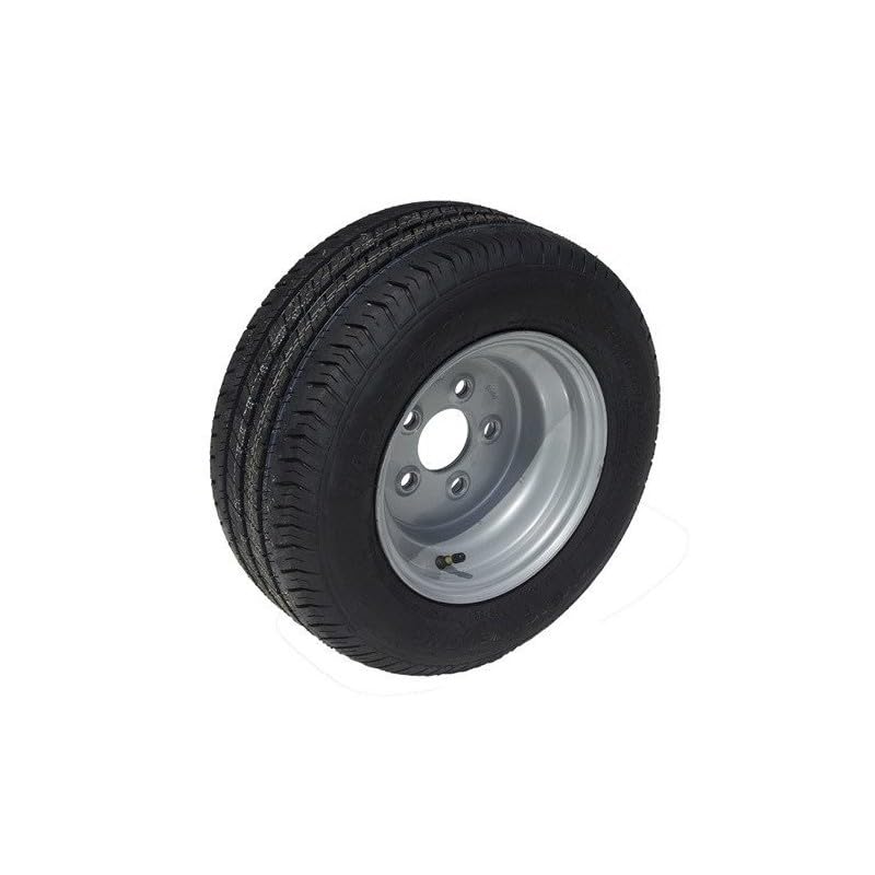 Roue complète 195/55R10C 10" - 5 Trous - Entraxe 112mm - Déport 10 - Pour remorque - 10 pouces - Largeur 195mm - Indice de vitesse N 140km/h - Indice de charge 96 (610kg)
