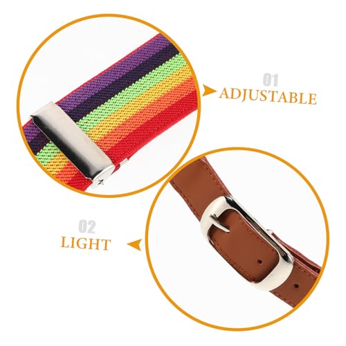 Runners Belt Elastic Adjustable Sports Waistband Braided Belt for Men Women Outdoor Fitness3