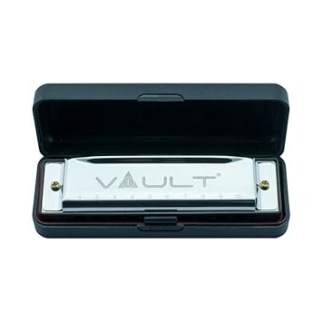 Vault HA1000 Key C 10-Hole Diatonic Harmonica/Mouth Organ For Beginner & Professional - image, photos