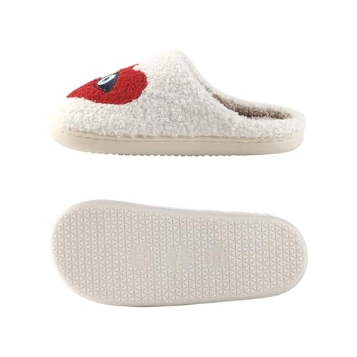 Image of Slippers for Women Men Fuzzy Memory Foam Slipper Fluffy Winter Soft Warm Slip On House Shoes