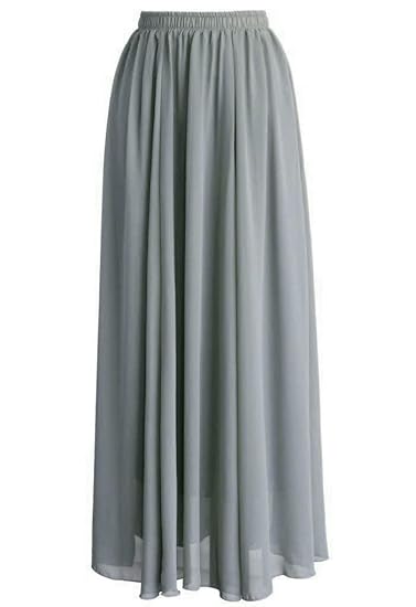 Maxi Skirt in Georgette