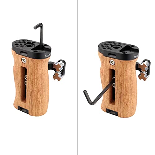 Image of Wooden Side Handle for A7RIII A7III BMPCC 4K 6K Pro Camera Cage